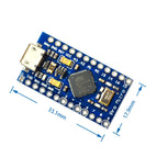 New Pro Micro for arduino ATmega32U4 5V/16MHz Module with 2 row pin header For Leonardo in stock . best quality