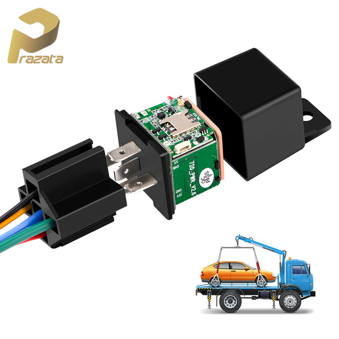 New Relay Car Tracker Mini GPS Tracker MV730 Easily Hide Design 6-40V Vehicle Tracker Realtime Location Remote Control Anti-thef