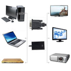 New VGA Male to HDMI Female Converter Adapter Cable With Audio Output 1080P VGA HDMI Adapter for PC laptop to HDTV Projector r10