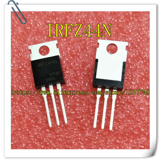 New original 100PCS/LOT IRFZ44N IRFZ44 Power MOSFET 49A 55V TO-220
