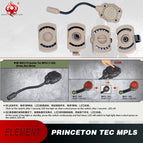 Night-Evolution Princeton Tec MPLS Helmet Light Modular Personal Lighting System Molle Mount Military Zcombat Outdoor NE05012