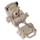 Night Vision L4 G24 Style Mount NVG Mounts Adapters Helmet Accessories Adapters Mounts Metal Material Black Silver Tan