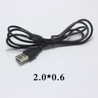NinthQua 1pcs USB Port to 2.0*0.6 2.5*0.7 3.5*1.35mm 4.0*1.7 m 5.5*2.1 5.5 3.5*1.1mm 5V DC Barrel Jack Power Cable Connector
