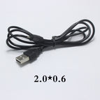 NinthQua 1pcs USB Port to 2.0*0.6 2.5*0.7 3.5*1.35mm 4.0*1.7 m 5.5*2.1 5.5 3.5*1.1mm 5V DC Barrel Jack Power Cable Connector