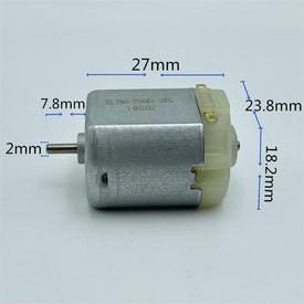 100PCS/Lot  3V-6V strong magnetic carbon brush　260 flat toy motor vehicle model ship model high-speed motor diy technology production experiment　r for Small USB Fan RC Car Electric Toy Boat Model