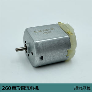 100PCS/Lot  3V-6V strong magnetic carbon brush　260 flat toy motor vehicle model ship model high-speed motor diy technology production experiment　r for Small USB Fan RC Car Electric Toy Boat Model