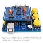 OPEN-SMART UNO R3 DIY ATmega328P Development Board Module CH340 Driver with Buzzer LED Button for Arduino UNO R3 - Blue