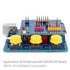 OPEN-SMART UNO R3 DIY ATmega328P Development Board Module CH340 Driver with Buzzer LED Button for Arduino UNO R3 - Blue