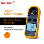 OUTEST Anemometer Anemometro Thermometer GM816 Wind Speed Gauge Meter Windmeter 30m/s LCD Digital Hand-held tool