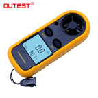 OUTEST Anemometer Anemometro Thermometer GM816 Wind Speed Gauge Meter Windmeter 30m/s LCD Digital Hand-held tool
