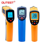 OUTEST Digital Infrared Thermometer Non Contact Pyrometer IR Laser Point Gun Temperature Meter Industial Use GM320 Backlight