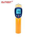 OUTEST Digital Infrared Thermometer Non Contact Pyrometer IR Laser Point Gun Temperature Meter Industial Use GM320 Backlight