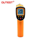 OUTEST Digital Infrared Thermometer Non Contact Pyrometer IR Laser Point Gun Temperature Meter Industial Use GM320 Backlight