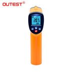 OUTEST Digital Infrared Thermometer Non Contact Pyrometer IR Laser Point Gun Temperature Meter Industial Use GM320 Backlight