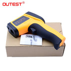 OUTEST Digital Infrared Thermometer Non Contact Pyrometer IR Laser Point Gun Temperature Meter Industial Use GM320 Backlight