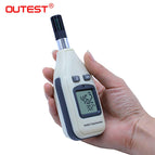 OUTEST humidity temperature meter GM1362 Digital LCD display thermo-hygrometer w /LCD Backlilght & Data Hold Auto power off