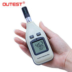 OUTEST humidity temperature meter GM1362 Digital LCD display thermo-hygrometer w /LCD Backlilght & Data Hold Auto power off