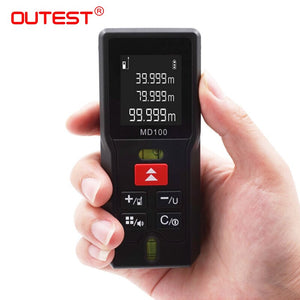 OUTEST laser distance Meter  laser Tape measure Diastimeter tester tool Mini Digital Laser Rangefinder 40M 60M 80MM 100M