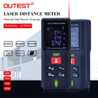 OUTEST laser distance Meter  laser Tape measure Diastimeter tester tool Mini Digital Laser Rangefinder 40M 60M 80MM 100M