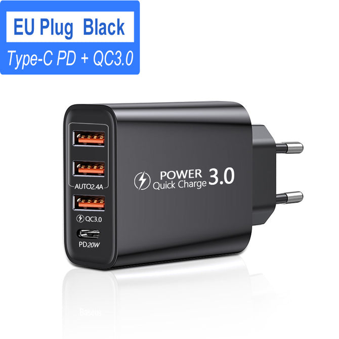 PD 20W USB Type C Charger Quick Charge 3.0 Mobile Phone Charger for iPhone Samsung Xiaomi Fast Wall Chargers usb c power adapter