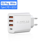 PD 20W USB Type C Charger Quick Charge 3.0 Mobile Phone Charger for iPhone Samsung Xiaomi Fast Wall Chargers usb c power adapter