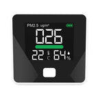 PM2.5 Detector Air Quality Detector Temperature Humidity Meter Gas Monitor LCD Screen Dust Thermometer Multi-Function Tool