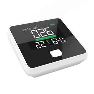 PM2.5 Detector Air Quality Detector Temperature Humidity Meter Gas Monitor LCD Screen Dust Thermometer Multi-Function Tool