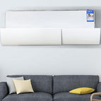 PP Adjustable Anti Direct Blowing Air Conditioner Wind Shield &2 Rod &2 Traceless Cold Air Split Adhesives Home Baffle Deflector