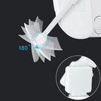 PP Adjustable Anti Direct Blowing Air Conditioner Wind Shield &2 Rod &2 Traceless Cold Air Split Adhesives Home Baffle Deflector