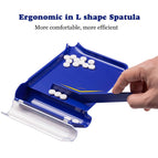 Pill Counting Tray Tablet Counter Dispenser Pills Plate Splitter with Spatula Tool for Pharmacy Technician Doctor Pharmacists