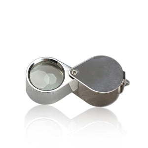 Portable 20 x 21mm Jewelry Magnifying Glass 20X Folding Magnifier Loupe for Jewelry Coins Stamps Antiques Tool New 2018