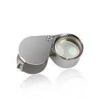 Portable 20 x 21mm Jewelry Magnifying Glass 20X Folding Magnifier Loupe for Jewelry Coins Stamps Antiques Tool New 2018