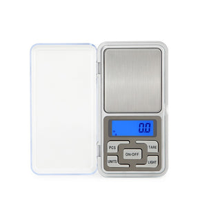 Portable 200g x 0.01g Pocket Digital Scale Tool LCD Electronic Jewelry Diamond Gold Herb Balance Weighting Scales Blue Backlight