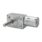 Power-Off Self-Lock High Torque Worm Gear Motor 8mm*33mm Output Shaft dc 6v 12v 24v 2rpm to 150 RPM Metal Worm Gearmotors