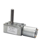 Power-Off Self-Lock High Torque Worm Gear Motor 8mm*33mm Output Shaft dc 6v 12v 24v 2rpm to 150 RPM Metal Worm Gearmotors