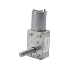 Power-Off Self-Lock High Torque Worm Gear Motor 8mm*33mm Output Shaft dc 6v 12v 24v 2rpm to 150 RPM Metal Worm Gearmotors