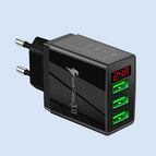 Practical USB Charger Widely Compatible Mini Digital Display 3 USB Wall Phone Charger wholesale bulk price