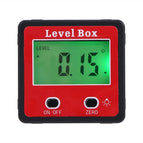 Precision Digital Protractor Inclinometer Water Proof Level Box Digital Angle Finder Bevel Box With Magnet Base