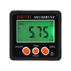 Precision Digital Protractor Inclinometer Water Proof Level Box Digital Angle Finder Bevel Box With Magnet Base