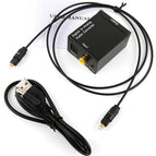 Protable 3.5Mm Jack Coaxial Optical Fiber Digital To Analog Audio Aux Rca L / R Converter Spdif Digital Audio Decoder Amplifier