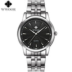 Quartz Watch Men 50 M Waterproof Mens Watch WWOOR 8028 MIYOTA 7T35 Movement Simple Wristwatches with Watchband Fixing Tool 2018
