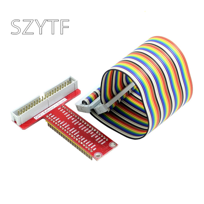Raspberry Pi 3 B + Accessories T type GPIO expansion board + Raspberry pi 40P cable
