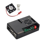 Raspberry Pi 3 Case ABS Box Carcasa Raspberry Pi 3B Enclosure / Cooler Fan / Heat Sink Option Cover Kit for Raspberry Pi 3B+/3B