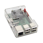 Raspberry Pi 3 Case ABS Box Carcasa Raspberry Pi 3B Enclosure / Cooler Fan / Heat Sink Option Cover Kit for Raspberry Pi 3B+/3B