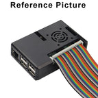 Raspberry Pi 3 Case ABS Box Carcasa Raspberry Pi 3B Enclosure / Cooler Fan / Heat Sink Option Cover Kit for Raspberry Pi 3B+/3B