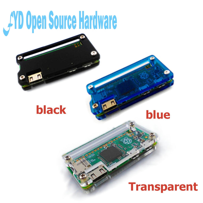 Raspberry Pi Zero Acrylic Case 3 Colors Box Shell Transparent Black Blue Acrylic Enclosure Clear Box for RPI Zero