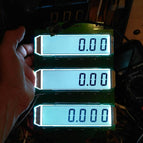 Reflection ED139 6 Digit 7 Segment LCD Display Screen Static Driving TN Positive Display 5V 137.16 x 46.38 x 2.8mm