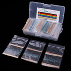 Resistor Assortment Kit - 1140x Assorted Resistors from 0 Ohm to 1M Ohm in a Box- Metal Film Resistors(38 Values)