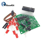 Round Lucky Rotary Suite Electronic Turntable Component Fortune CD4017 NE555 Interesting DIY Kit Wheel Electronic Parts