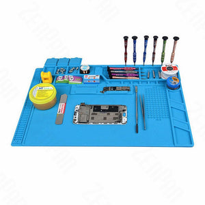 S-170 480x318mm Silicone Pad Desk Work Mat Heat Insulation Maintenance Platform for BGA PCB Soldering Repair Tool